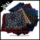 Mens Fashion Custom Print Wool Pocket Square