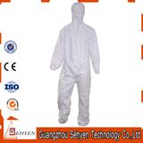 Disposable Microporous Coverall with White Non-Woven Coverall