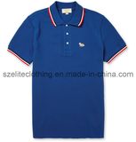 Men's 100 Cotton Blue Polo Shirt (ELTMPJ-39)