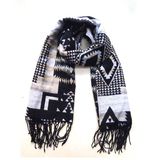 Winter Fashion Geometric Acrylic Men Scarf