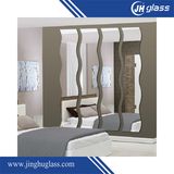 3-6mm Clear Mirror Glass with Grind Round Edge