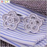 Uniform Cufflinks Flower Cuff Links Hlk30961