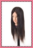 Mannequin Head Natural Human Hair Training Head 22inches for Style