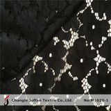 Hot Sale Black Flower Lace Fabric (M1028-1)