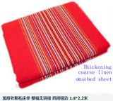 Coarse Linen Bed Sheet