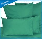 Solid Color Green Cotton Bedsheet