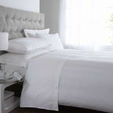 100%Cotton 3cm Stripe Economic Hotel Bed Sheet Sets