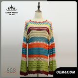 Women Fashion Scalloped Crochet Sweater