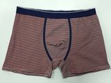 New Style Men's Boxer Short Underwear with Yarn-Dyed Stripe