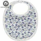 China Manufacture Directly Supply High Quality Cotton Flower Baby Bibs