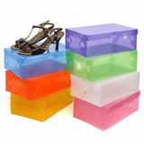 Cheap Printed Die Cut Plastic Shoe Box (PVC display box)