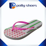 Women's Red Geometric Print Shapes Slim Sandal Size 9/10