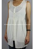 Women Fashion Sweater in Round Neck Sleeveless (11SS-008)