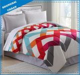 Colorblock Zig-Zag Polycotton Printed Quilt Cover Set