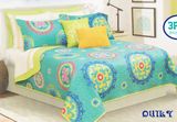 New Printed Microfiber Cotton Fabric Comforter Set