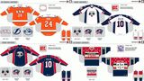 Customized American Hockey League Syracuse Crunch Hockey Jersey