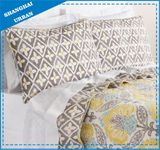 Leafs Pattern Printed Polyester Quilted Coverlet Set
