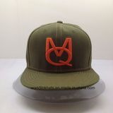 Custom New Design 6 Panel 3D Embroidery Flat Brim Snapback Cap