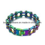 Rainbow Jewelry Stainless Steel Wristband Bicycle Chain Bracelet