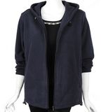 Women Fashion Zipper Polar Fleece Jacket