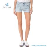 Jeans Factory Direct Sale Newest Women/Girls Cool Denim Shorts with Embroidery Stars