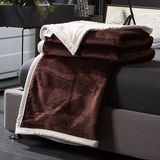 Warm Coral Fleece Blanket Throw Velvet Blanket