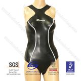 2015 Neoprene Women High Cut One Piece Swimwear