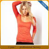 Custom Cotton Long Sleeve T Shirts Women
