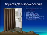 Coffee Color Bathroom Curtain St1503