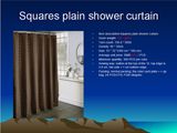 Coffee Color Bathroom Curtain St1503