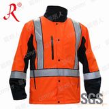 Hi Viz Fluo Orange Safety Jacket (QF-561)