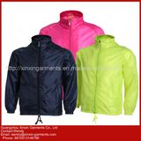 Custom Women's Waterproof Windproof Cycling Jacket Coat with Screen Printing Logo (J217)