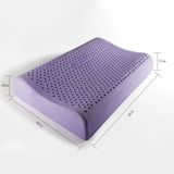 Beautiful Lilac Real Natural Latex Breatnable Pillow