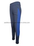 Contrast Colors Knee Patches Silicone Horse Riding Tights (SMB1733)