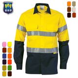 Custom Reflective Workwear Hi Vis Clothing Working Shirt