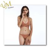 Custom Women Beach Wear Mature Bikini Swimsuit Two Piece Swimwear