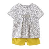 100% Cotton Girls Clothes Summer Floral T-Shirt