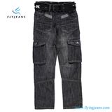 Multiple Pocket and Comfortable Boys Denim Jeans with Dark Wash by Fly Jeans