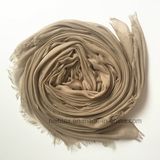 Unisex Soft Thin Plain Dyed Cashmere Scarf (H7239)