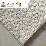 Newest Design Circle Shape Flower Embroidery Cotton Lace Fabric 2017 E10034