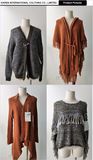 Women Knitwear Sweater Cardigan Sample Stock