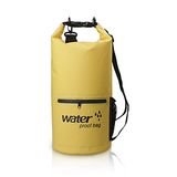 10L 20L Floating Dry Bag Backpack with Double Straps and Zipper Pocket