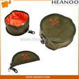 Canvas Folding Collapsible Travel Dog Cats Food Water Bowl Bag