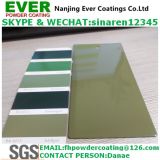 Smooth Glossy Reed Green Color Ral6013 Powder Coating