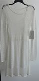 100%Acrylic Laides Long Sleeve Knit Pullover Sweater Dress