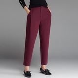 Custom Women Fashion Wool Fabric Fashion Women's Pants