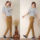 Women's Personalized Hot Sale Elastic Band Pants