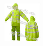 Oxford High Vision Safety Raincoat (SM9332)