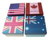 Cube Paper Card Packing Boxes for National Flags