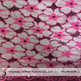 Two Tone Scalloped Lace Fabric (M1028-2)